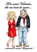 Amour d&eacute;cal&eacute; : main dans la main pour rire